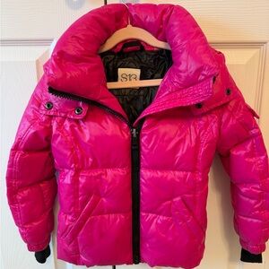 Kids Pink Puffer Jacket